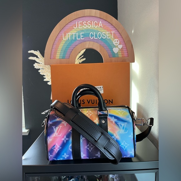 🥰Host Pick🤩🎉🎀 Louis Vuitton Monogram Sunset XS KEEPALL Speedy Nano Mini - Picture 9 of 15